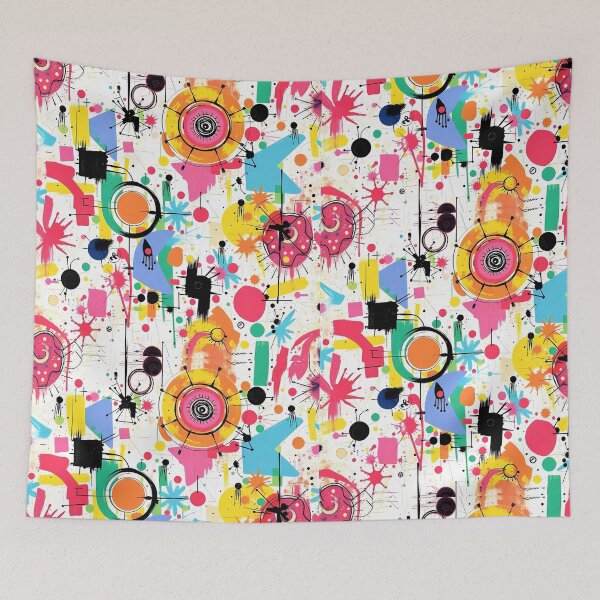 Item preview, Artistic Colorful Abstract Artworks Art Splash Modern Design designed and sold by ART ATTACK ZONE.