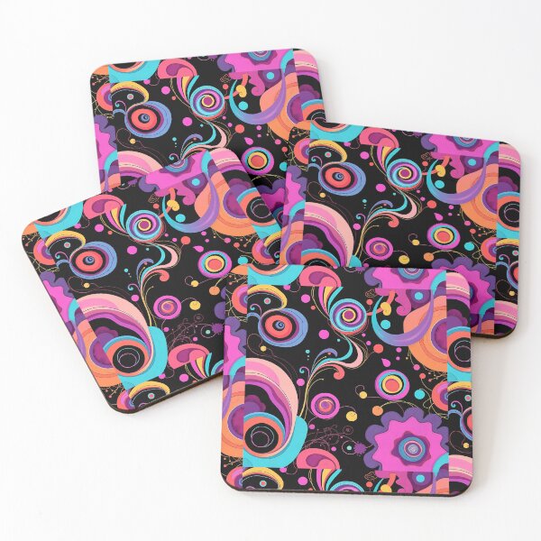 Item preview, Forms Colorful Abstract Artworks Art Splash Modern Design designed and sold by ART ATTACK ZONE.