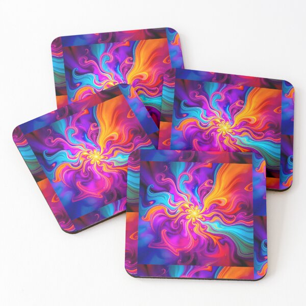 Item preview, Cosmos Colorful Abstract Artworks Art Splash Modern Design designed and sold by ART ATTACK ZONE.