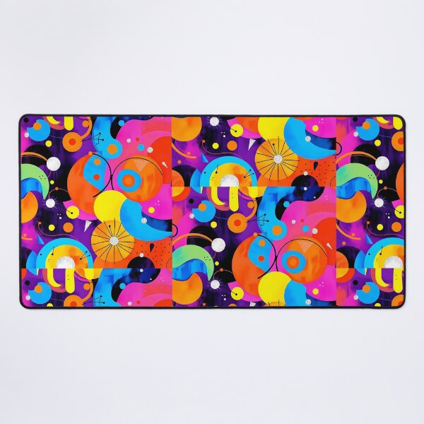 Item preview, Circles Colorful Abstract Artworks Art Splash Modern Design designed and sold by ART ATTACK ZONE.