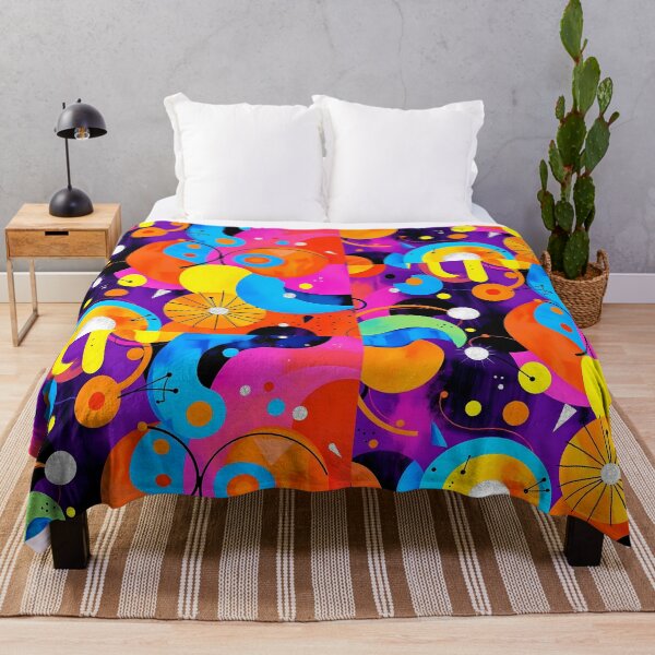 Item preview, Circles Colorful Abstract Artworks Art Splash Modern Design designed and sold by ART ATTACK ZONE.