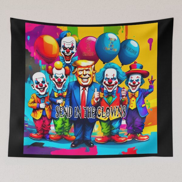 Artikelvorschau, USA Polit Satire Donald Trump MAGA Zirkusclown entworfen und verkauft von Drone-tees.