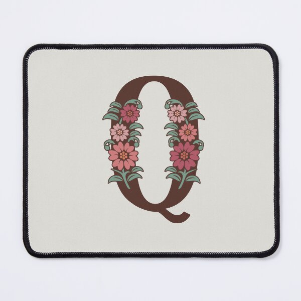 Item preview,  Floral Q Monogram designed and sold by DonnaRaquel.