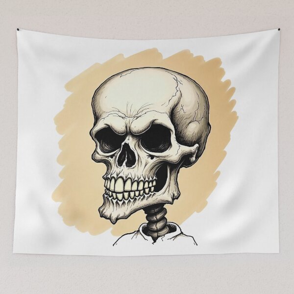 Item preview, Frowning skeleton designed and sold by Sopilka.