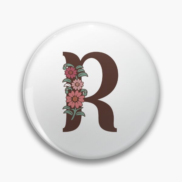 Item preview, Floral R Monogram designed and sold by DonnaRaquel.