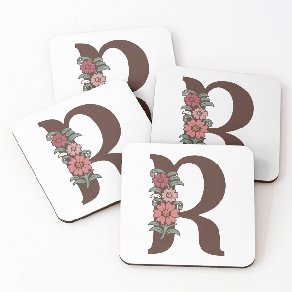 Item preview, Floral R Monogram designed and sold by DonnaRaquel.