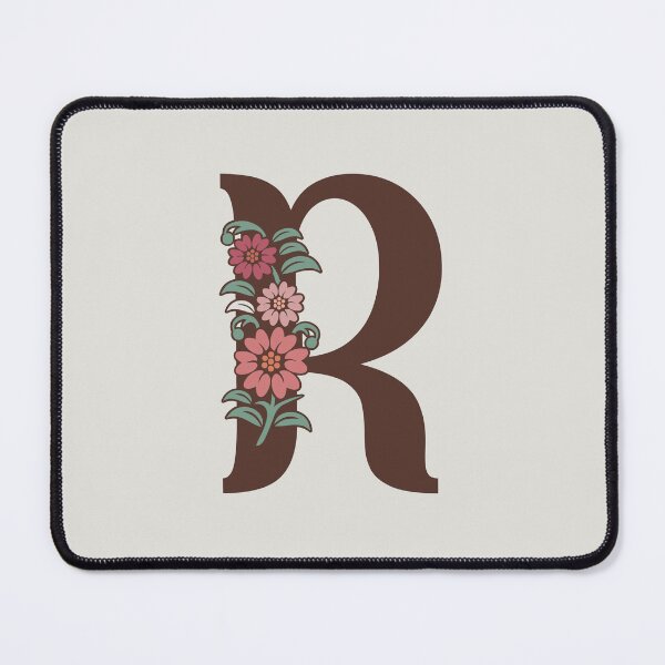 Item preview, Floral R Monogram designed and sold by DonnaRaquel.