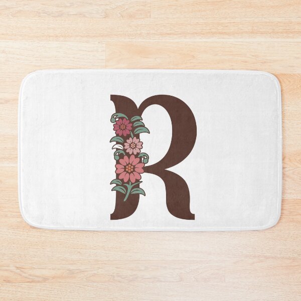 Item preview, Floral R Monogram designed and sold by DonnaRaquel.
