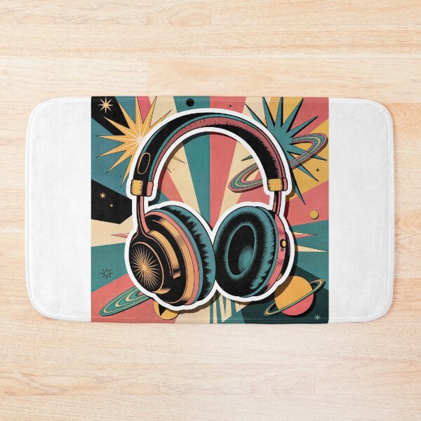 Item preview, Sticker / T-Shirt Design Trending: HEADPHONES designed and sold by ForeverPrintsOK.