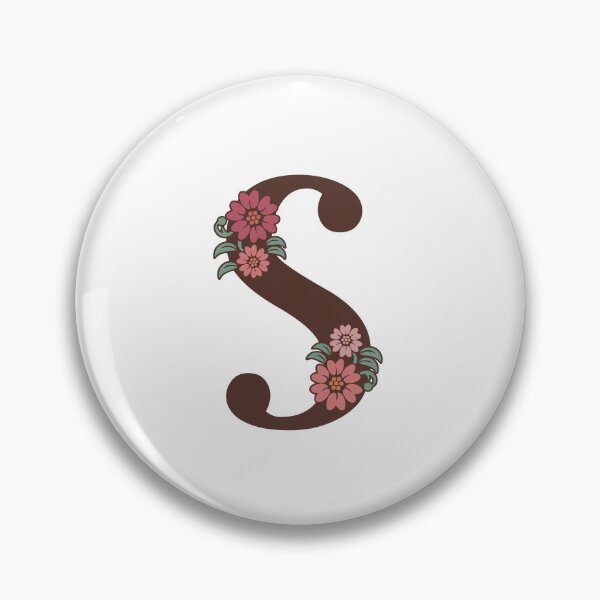 Item preview,  Floral S Monogram designed and sold by DonnaRaquel.