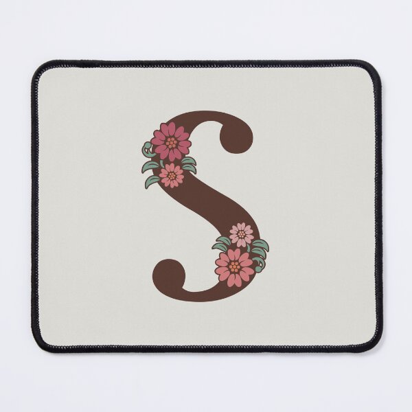 Item preview, Floral S Monogram designed and sold by DonnaRaquel.