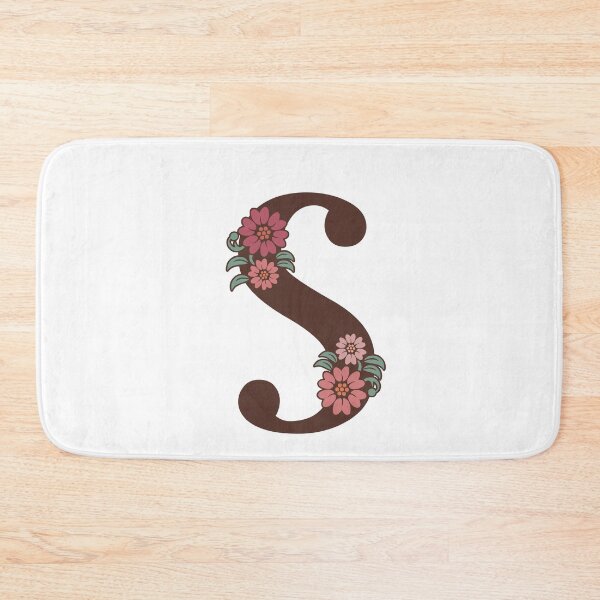 Item preview,  Floral S Monogram designed and sold by DonnaRaquel.
