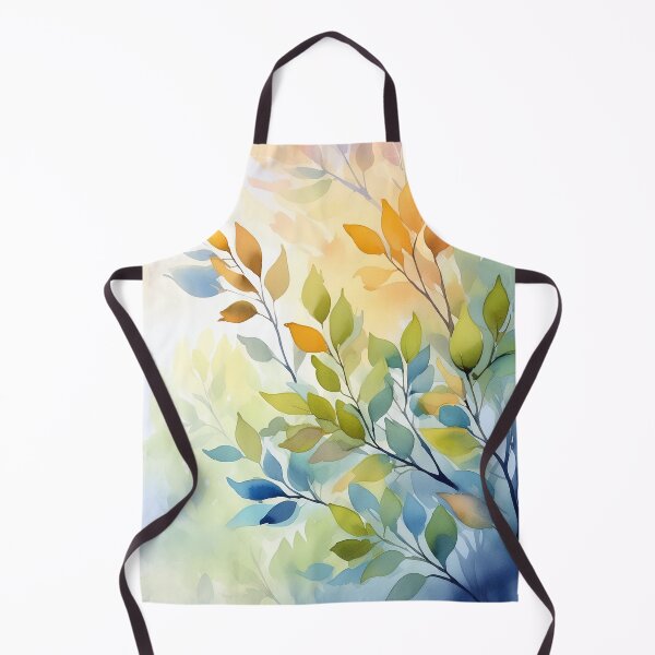 Item preview, Watercolor painting of a tree with colorful leaves, overlooking a tranquil landscape designed and sold by homydesign.