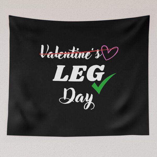 Item preview, Funny No Valentine's But Gym Day Leg Day Workout Fitness Valentine's Day Hater Gym Lover designed and sold by UniQueensShop.