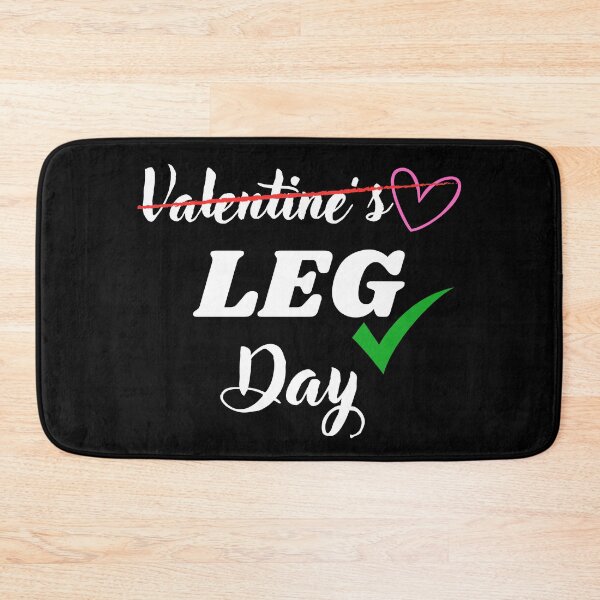 Item preview, Funny No Valentine's But Gym Day Leg Day Workout Fitness Valentine's Day Hater Gym Lover designed and sold by UniQueensShop.