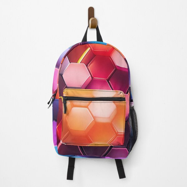 Item preview, Colorful 3D honeycomb pattern with light reflections designed and sold by homydesign.