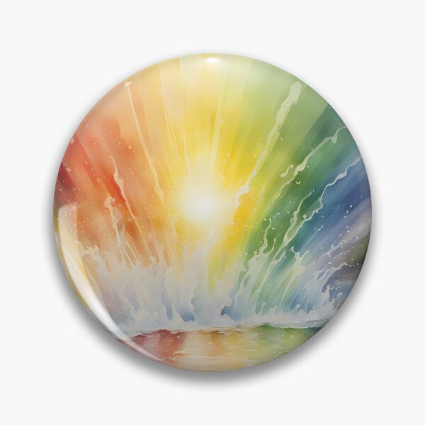 Item preview, Rainbow Lake Splash designed and sold by CalmnessbyChoice.