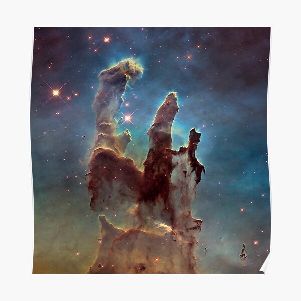 Eagle Nebula - The Pillars of Creation Poster