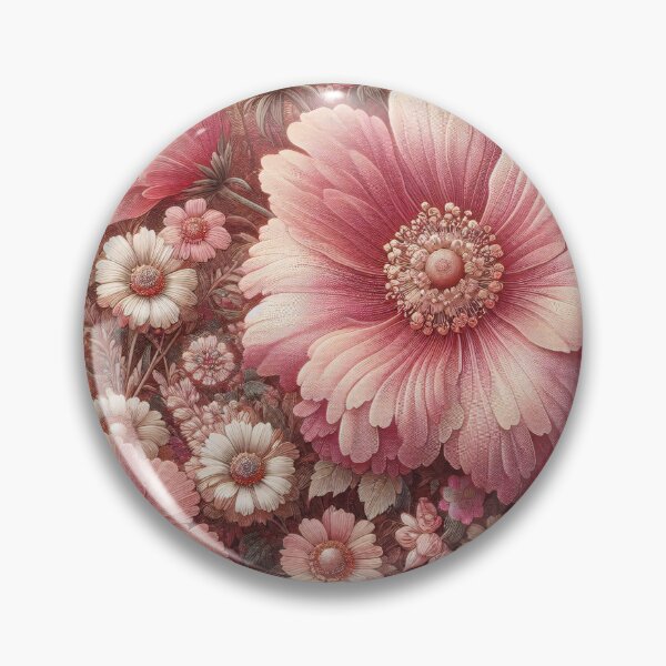 Item preview, Vibrant digital flowers bloom in a lush, detailed pattern designed and sold by homydesign.