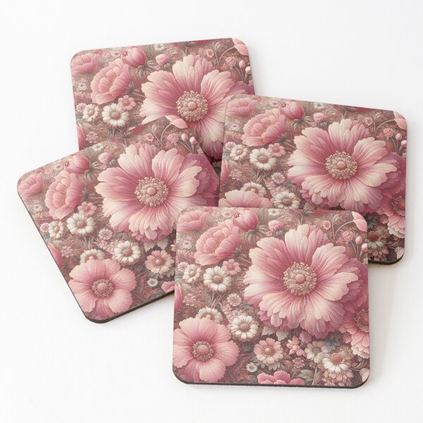 Item preview, Vibrant digital flowers bloom in a lush, detailed pattern designed and sold by homydesign.