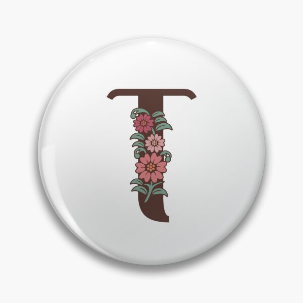 Item preview,  Floral T Monogram designed and sold by DonnaRaquel.