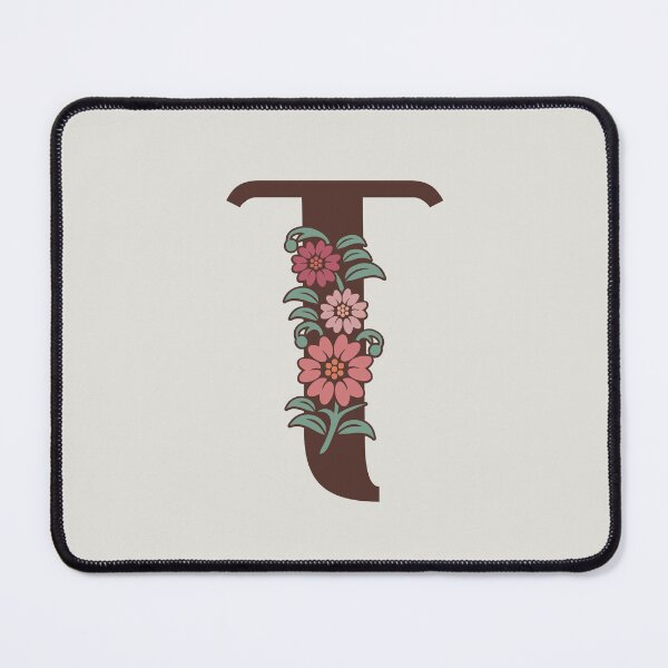 Item preview,  Floral T Monogram designed and sold by DonnaRaquel.