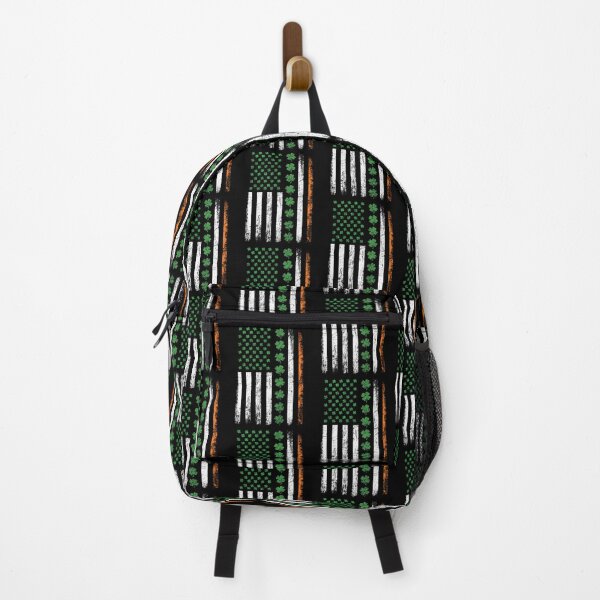 Item preview, US American Flag with Shamrocks St Patricks Day Irish Lucky designed and sold by Blok45.