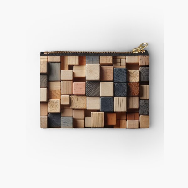 Item preview, Abstract wooden blocks cast intricate shadows in sunlight designed and sold by homydesign.