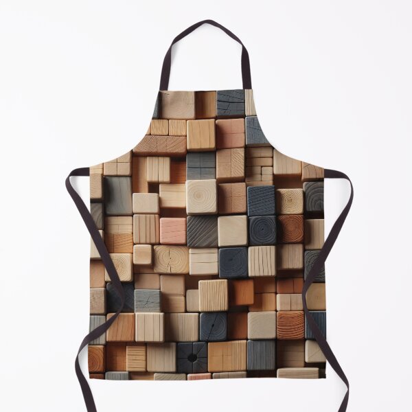 Item preview, Abstract wooden blocks cast intricate shadows in sunlight designed and sold by homydesign.