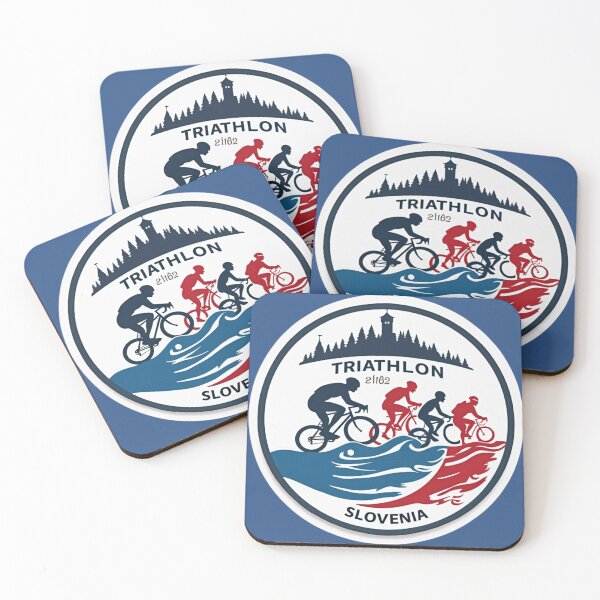 Item preview, Slovenia Triathlon – Through Alpine and Coastal Beauty designed and sold by Triathlongram.