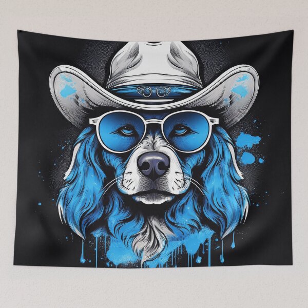 Item preview, Dog in hat and shades Graffiti Style designed and sold by Boxing Kangaroo Retail Company.