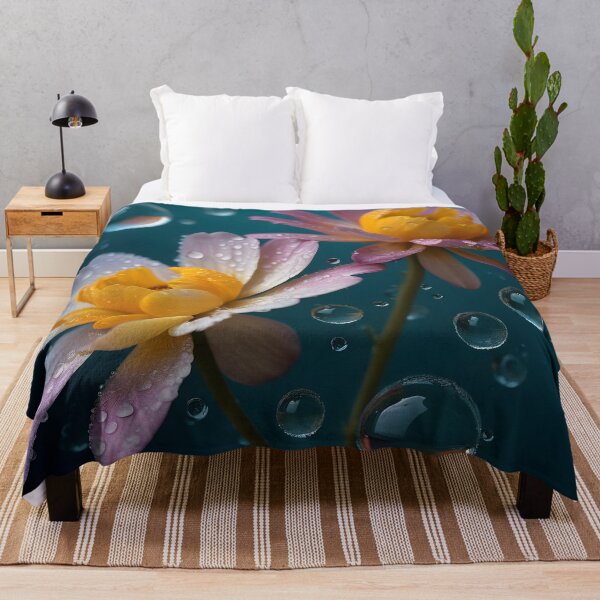 Item preview, AI Flowers and Droplets designed and sold by Lisamariesumner.