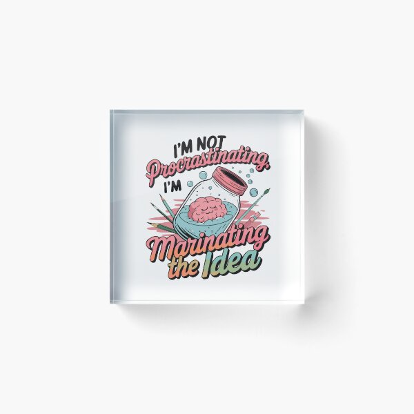 Item preview, Not Procrastinating - Cute Funny School Gift designed and sold by skiprender.