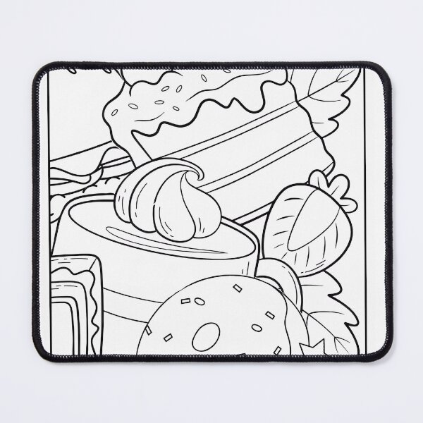 Item preview, Sweets Coloring Page Pattern designed and sold by DavidColoring.