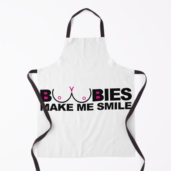 Item preview, Boobies Make Me Smile - Funny sticker/t-shirt designed and sold by Salamantito.