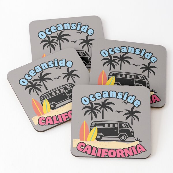 Item preview, Oceanside California Beach Surfer Van designed and sold by FroggyFly Designs.