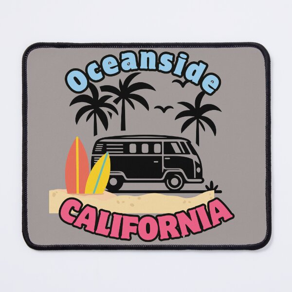Item preview, Oceanside California Beach Surfer Van designed and sold by FroggyFly Designs.