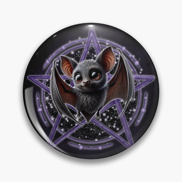 Item preview, Mystical Bat with Pentagram - Enchanted Celestial Design designed and sold by CritterManiaUK.