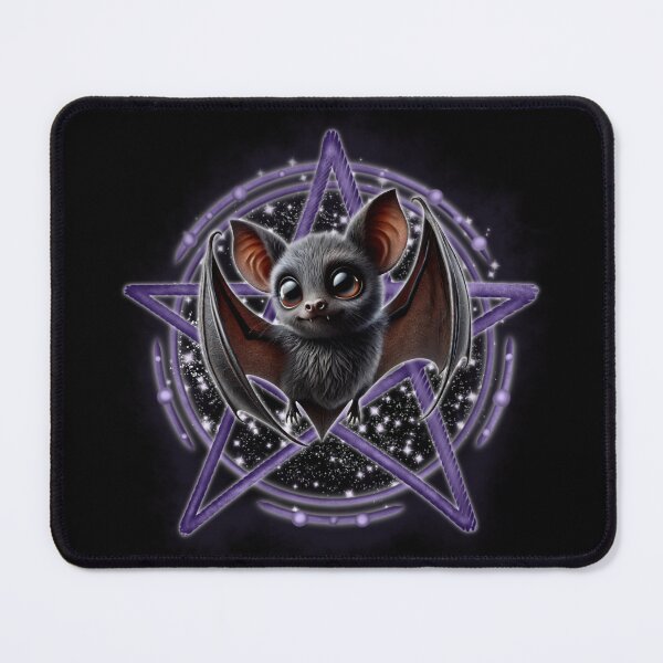 Item preview, Mystical Bat with Pentagram - Enchanted Celestial Design designed and sold by CritterManiaUK.