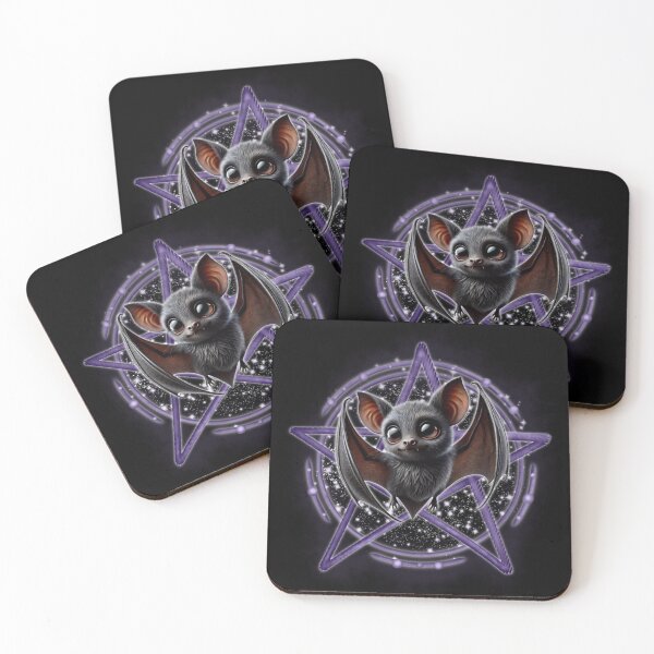 Item preview, Mystical Bat with Pentagram - Enchanted Celestial Design designed and sold by CritterManiaUK.