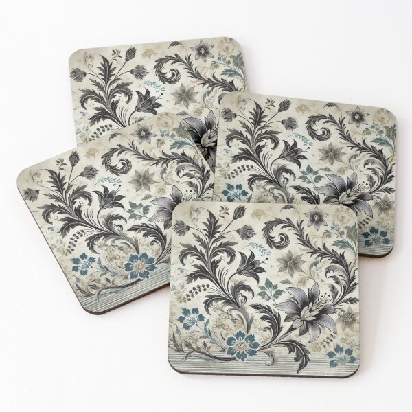 Item preview, Timeless Elegance – Floral Abstraction designed and sold by Sigtrix.