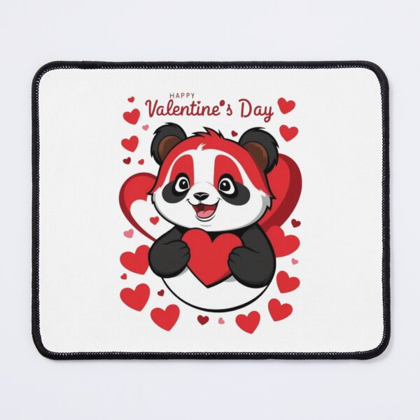 Item preview, Red Panda Valentine day memes  designed and sold by ShopTwentyFour.