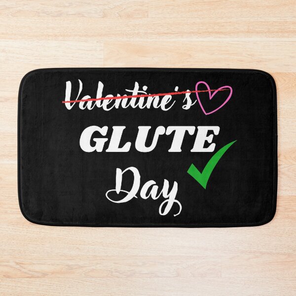 Item preview, Funny No Valentine's But Gym Day Glute Day Workout Fitness Valentine's Day Hater Gym Lover designed and sold by UniQueensShop.