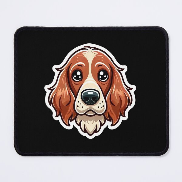 Artikelvorschau, Irish Setter Hundekopf entworfen und verkauft von ArtistEmbrace.