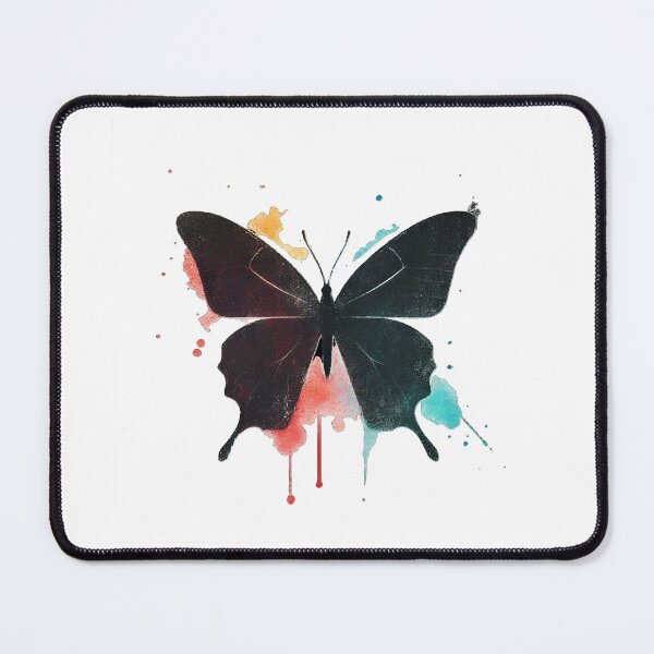 Item preview, Charcoal Sketched Silhouette of a Butterfly designed and sold by Gentle40Winks.