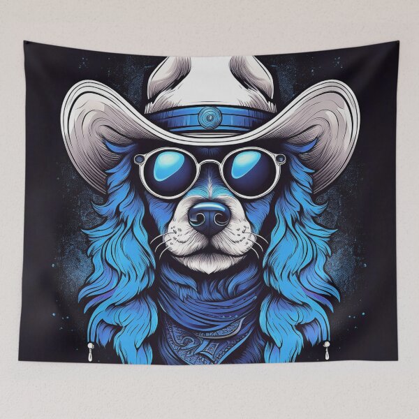 Item preview, Dog in hat and shades Graffiti Style designed and sold by Boxing Kangaroo Retail Company.