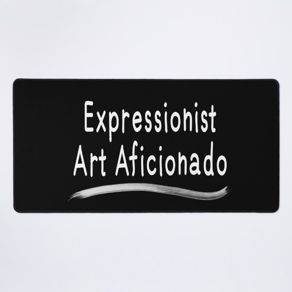 Aperçu de l'œuvre Passionné d'art expressionniste (texte blanc) créée et vendue par Virtual Pathfinder.
