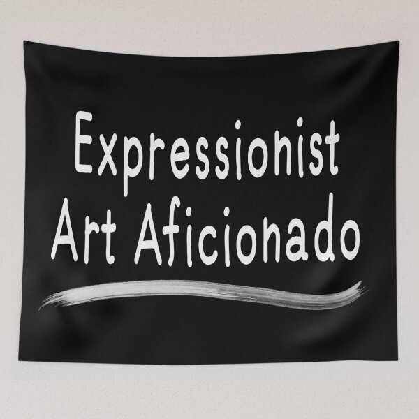 Item preview, Expressionist Art Aficionado (White Text) designed and sold by Virtual Pathfinder.