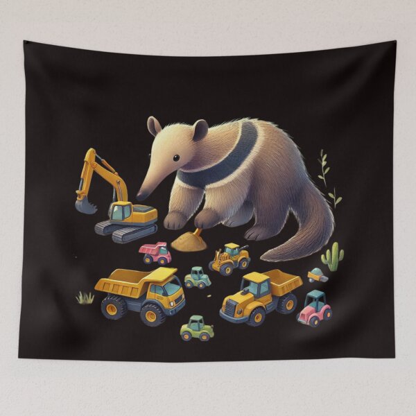 Item preview, Anteater - construction trucks toys designed and sold by DamioPolArt.