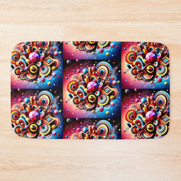 Item preview, colorful geometric decorative shapes designed and sold by Dogandesighn.